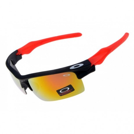 Oakley fast jacket sunglasses red black frame