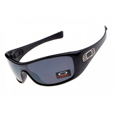 Oakley Antix sunglasses polished black gray lens