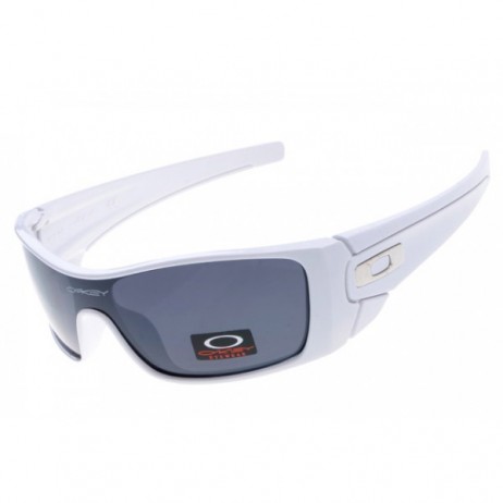 Oakley batwolf sunglasses white / gray lens