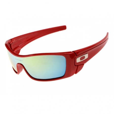 Oakley Batwolf sunglasses polished red / ice iridium
