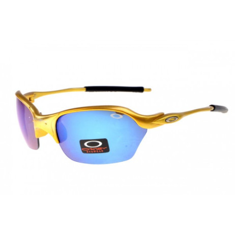 Oakley Half-X sunglasses golden frame ice iridium lens