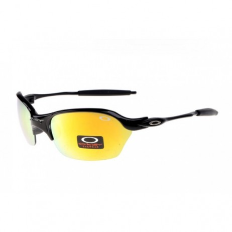 Oakley Half-X sunglasses polished black / fire iridium