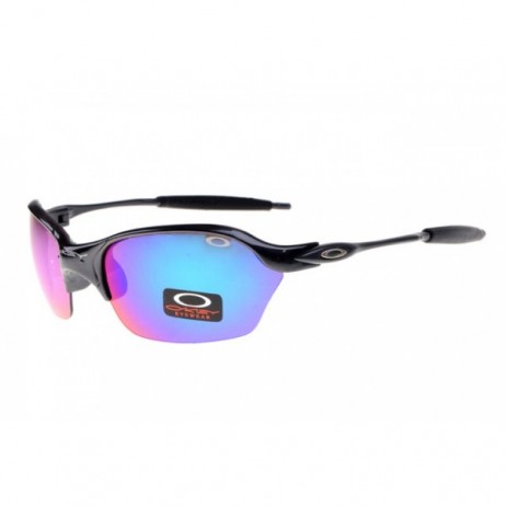 Oakley Half X sunglasses polished black / ice iridium