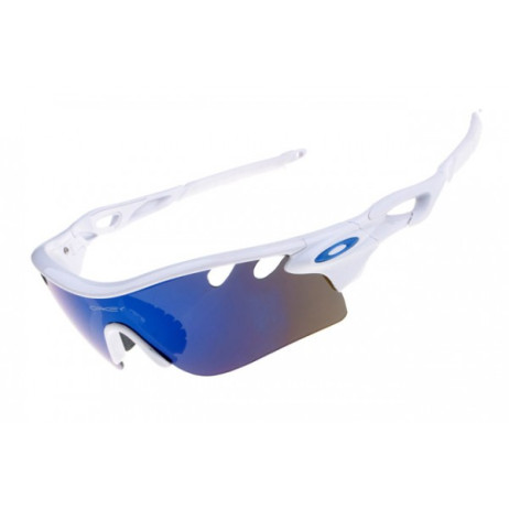 Oakley radarLock path sunglasses white / ice iridium