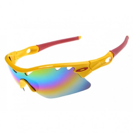 Oakley radarlock pitch sunglass polished yellow