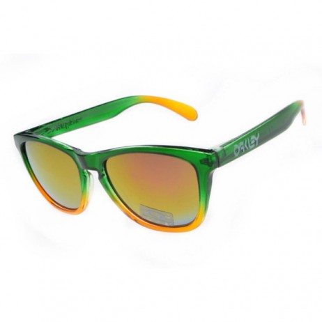 Oakley frogskins crystal green sunglass fire iridium