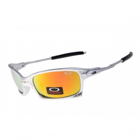 Oakley X Squared sunglasses silver frame / fire iridium