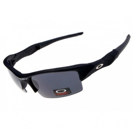 Oakley Flak Jacket sunglasses matte black frame gray lens