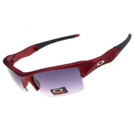 Oakley Flak Jacket sunglasses dark red