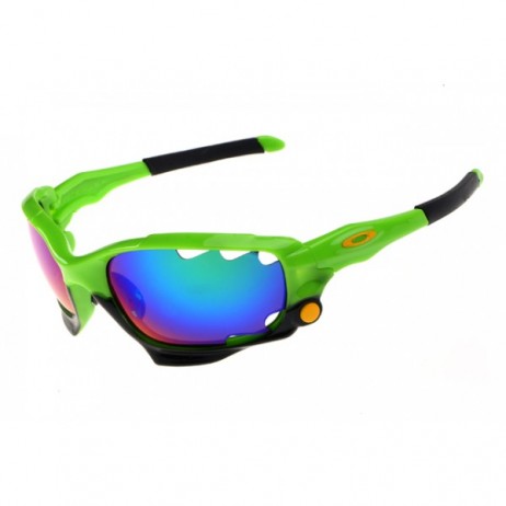 Oakley Racing Jacket sunglasses green / positive red iridium
