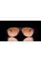 Oakley Feedback Vr50 Brown Gradient Lenses Rose Gold Frame Sunglasses