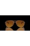 Oakley Feedback Brown Gradient Polarized Lenses Rose Gold Frame Sunglasses