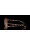 Oakley Feedback Brown Gradient Polarized Lenses Rose Gold Frame Sunglasses