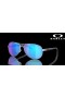 Oakley Feedback Prizm Sapphire Polarized Lenses Polished Chrome Frame Sunglasses