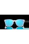 Oakley Ojector Prizm Sapphire Lenses Polished Clear Frame Sunglasses