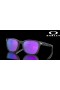 Oakley Ojector Prizm Violet Lenses Matte Black Frame Sunglasses