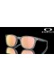 Oakley Ojector Prizm Rose Gold Polarized Lenses Matte Crystal Black Frame Sunglasses