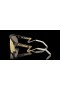 Oakley BXTR Metal Prizm 24k Lenses Matte Black Frame Sunglasses