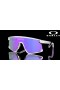 Oakley BXTR Metal Prizm Violet Lenses Matte Clear Frame Sunglasses