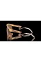 Oakley BXTR Metal Prizm Bronze Lenses Matte Transparent Light Curry Frame Sunglasses