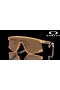 Oakley BXTR Metal Prizm Bronze Lenses Matte Transparent Light Curry Frame Sunglasses