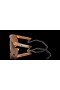 Oakley BXTR Metal Coalesce Collection Prizm Bronze Lenses Transparent Ginger Frame Sunglasses