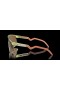 Oakley BXTR Coalesce Collection Prizm Bronze Lenses Transparent Fern Frame Sunglasses