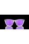Oakley Frogskins Hybrid Prizm Violet Lenses Matte Lilac/Prizm Clear Frame Sunglasses