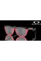 Oakley Frogskins Hybrid Prizm Black Lenses Matte Black/Neon Pink Frame Sunglasses