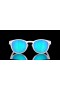 Oakley Latch (Low Bridge Fit) Prizm Sapphire Polarized Lenses Matte Clear Frame Sunglasses