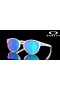 Oakley Latch (Low Bridge Fit) Prizm Sapphire Polarized Lenses Matte Clear Frame Sunglasses