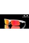 Oakley BiSphaera Prizm Ruby Lenses Polished White Frame Sunglasses