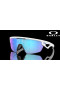 Oakley Sphaera Prizm Sapphire Polarized Lenses Matte White Frame Sunglasses