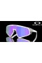 Oakley Latch Panel Prizm Violet Lenses Matte Clear Frame Sunglasses