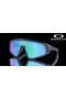 Oakley Latch Panel Team USA Prizm Sapphire Lenses Transparent Blue Frame Sunglasses
