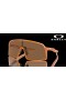 Oakley Sutro (Low Bridge Fit) Introspect Collection Prizm Bronze Lenses Transparent Ginger Frame Sunglasses