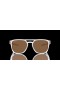 Oakley Latch Beta Introspect Collection Prizm Bronze Lenses Matte Clear Frame Sunglasses