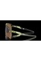 Oakley Sutro Lite Chrysalis Collection Prizm Bronze Lenses Matte Transparent Fern Swirl Frame Sunglasses