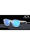 Oakley Spindrift Prizm Sapphire Lenses Matte Clear Frame Sunglasses
