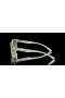 Oakley Spindrift Prizm Brown Gradient Lenses Transparent Jade Frame Sunglasses