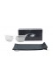 Oakley Unisex Holbrook Clear Frame Silver Lens Rectangular 55mm Sunglasses