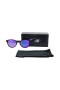 Oakley Unisex Latch Black Frame Purple Lens Oval 53mm Sunglasses