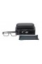 Oakley Unisex Chamfer 2 Black Frame Transparent Lens Rectangular 52mm Glasses