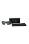Oakley Men's Offshoot Blue Frame Silver Lens Shield Polarized Sunglasses