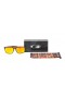 Oakley Unisex Holbrook Tortoise Frame Orange Lens Rectangular 55mm Sunglasses
