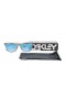 Oakley Unisex Frogskins Gray Frame Blue Lens Oval 55mm Sunglasses