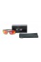 Oakley Men's Turbine Gray Frame Red Lens Rectangular 65mm Polarized Sunglasses