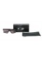 Oakley Men's Sliver Black Frame Pink Lens Rectangular 57mm Sunglasses
