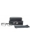 Oakley Men's OX8049 Black Frame Transparent Lens Rectangular 53mm Glasses