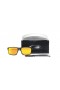Oakley Unisex Sliver F Black Frame Orange Lens Rectangular 57mm Polarized Sunglasses